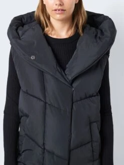 Noisy May NMTALLY LONG GILET -Noisy May Clothing Shop 27026540 Black 006