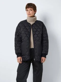 Noisy May REVERSIBLE QUILTED JACKET 11 Noisy May REVERSIBLE QUILTED JACKET -Noisy May Clothing Shop 27026543 Black 1058380 003