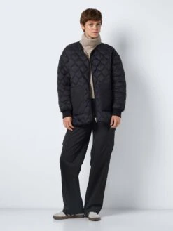 Noisy May REVERSIBLE QUILTED JACKET 12 Noisy May REVERSIBLE QUILTED JACKET -Noisy May Clothing Shop 27026543 Black 1058380 004