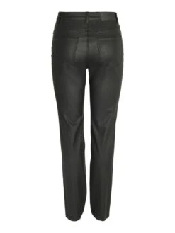 Noisy May NMMONI CROPPED COATED STRAIGHT FIT JEANS -Noisy May Clothing Shop 27026663 Black 002