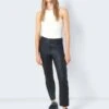 Noisy May NMMONI CROPPED COATED STRAIGHT FIT JEANS 1 Noisy May NMMONI CROPPED COATED STRAIGHT FIT JEANS -Noisy May Clothing Shop 27026663 Black 007