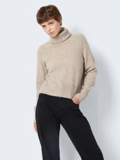Noisy May POLO NECK KNITTED PULLOVER