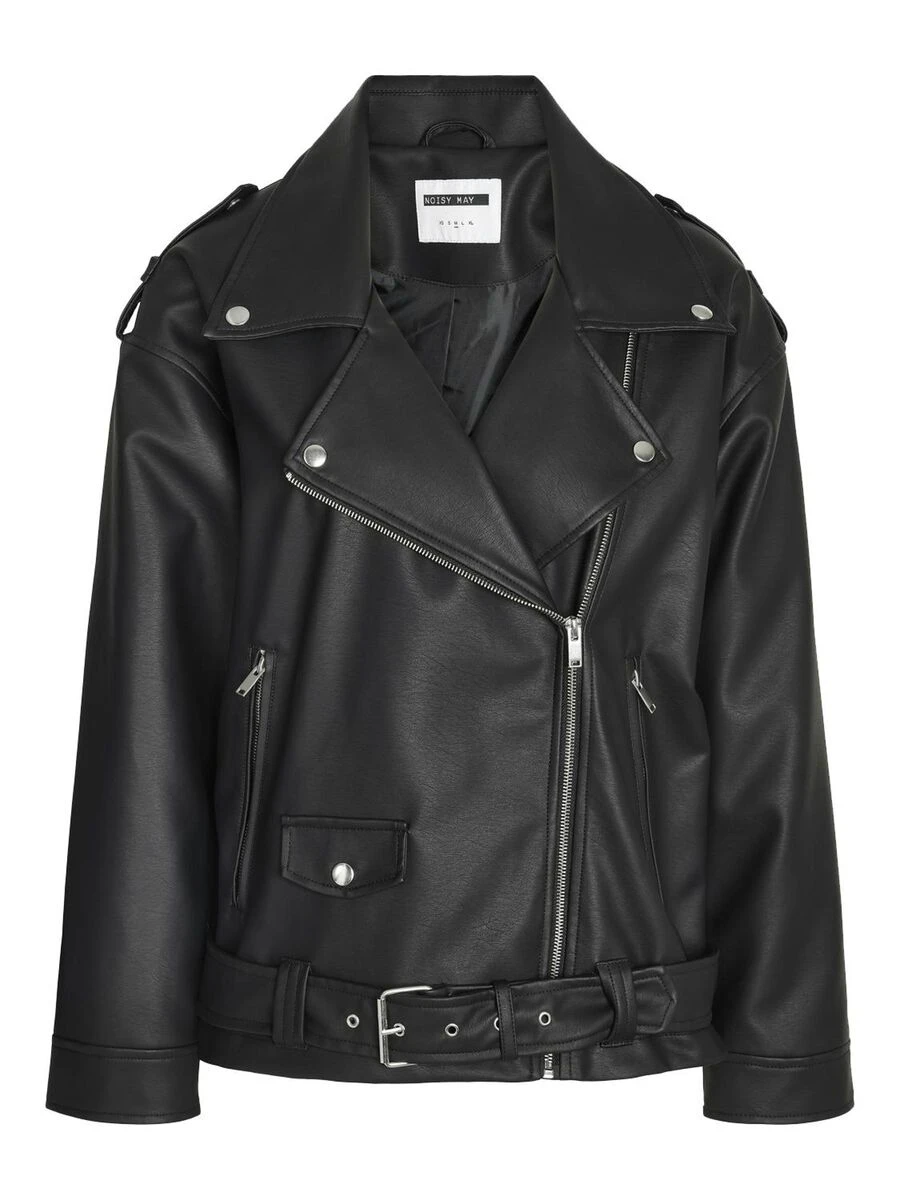 Noisy May OVERSIZE FAUX LEATHER JACKET 8 Noisy May OVERSIZE FAUX LEATHER JACKET - Image 6