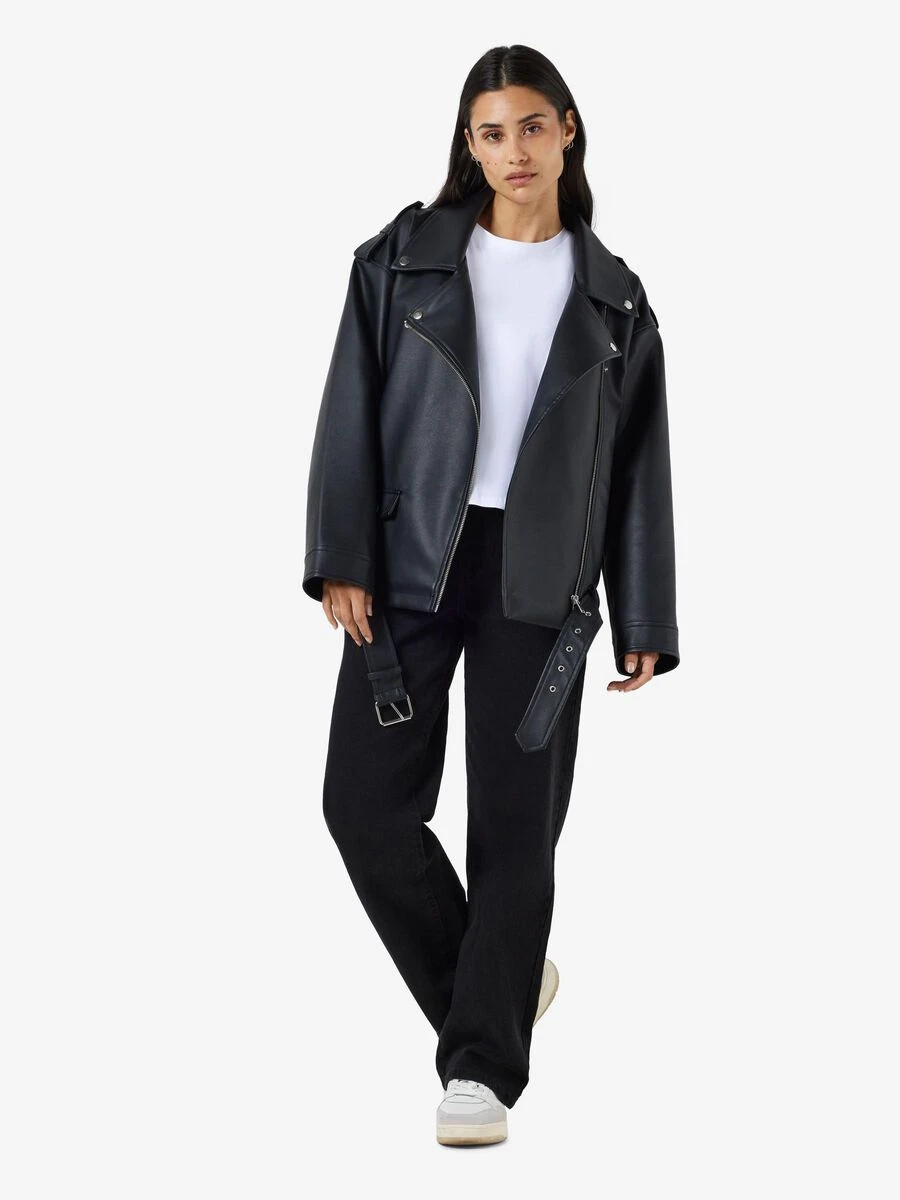 Noisy May OVERSIZE FAUX LEATHER JACKET 6 Noisy May OVERSIZE FAUX LEATHER JACKET - Image 4