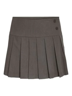 Noisy May PLEATED MINI SKIRT -Noisy May Clothing Shop 27027039 MediumGreyMelange 001