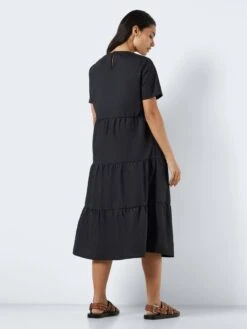 Noisy May LONG SHORT SLEEVED DRESS 12 Noisy May LONG SHORT SLEEVED DRESS -Noisy May Clothing Shop 27027099 Black 005