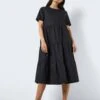 Noisy May LONG SHORT SLEEVED DRESS 2 Noisy May LONG SHORT SLEEVED DRESS -Noisy May Clothing Shop 27027099 Black 007