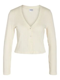 Noisy May V-NECK CARDIGAN 13 Noisy May V-NECK CARDIGAN -Noisy May Clothing Shop 27027122 PearledIvory 001