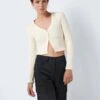 Noisy May V-NECK CARDIGAN 1 Noisy May V-NECK CARDIGAN -Noisy May Clothing Shop 27027122 PearledIvory 007