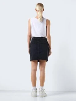 Noisy May SHORT SLIT DENIM SKIRT -Noisy May Clothing Shop 27027236 Black 005