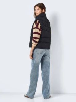 Noisy May NMDALCON SHORT GILET -Noisy May Clothing Shop 27027287 Black 1053912 005