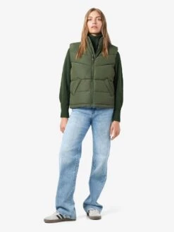 Noisy May NMDALCON SHORT GILET 11 Noisy May NMDALCON SHORT GILET -Noisy May Clothing Shop 27027287 KombuGreen 004