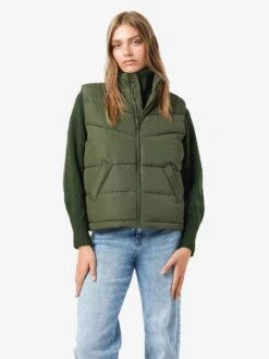 Noisy May NMDALCON SHORT GILET 13 Noisy May NMDALCON SHORT GILET -Noisy May Clothing Shop 27027287 KombuGreen 007