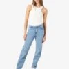 Noisy May NMGUTHIE HIGH WAISTED STRAIGHT FIT JEANS 2 Noisy May NMGUTHIE HIGH WAISTED STRAIGHT FIT JEANS -Noisy May Clothing Shop 27027479 LightBlueDenim 007