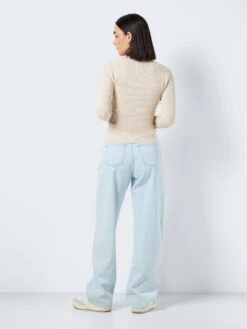 Noisy May SCOOP NECK KNITTED PULLOVER -Noisy May Clothing Shop 27027584 Eggnog 1061798 005