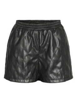 Noisy May FAUX LEATHER SHORTS -Noisy May Clothing Shop 27027587 Black 001