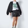 Noisy May FAUX LEATHER SHORTS 2 Noisy May FAUX LEATHER SHORTS -Noisy May Clothing Shop 27027587 Black 007