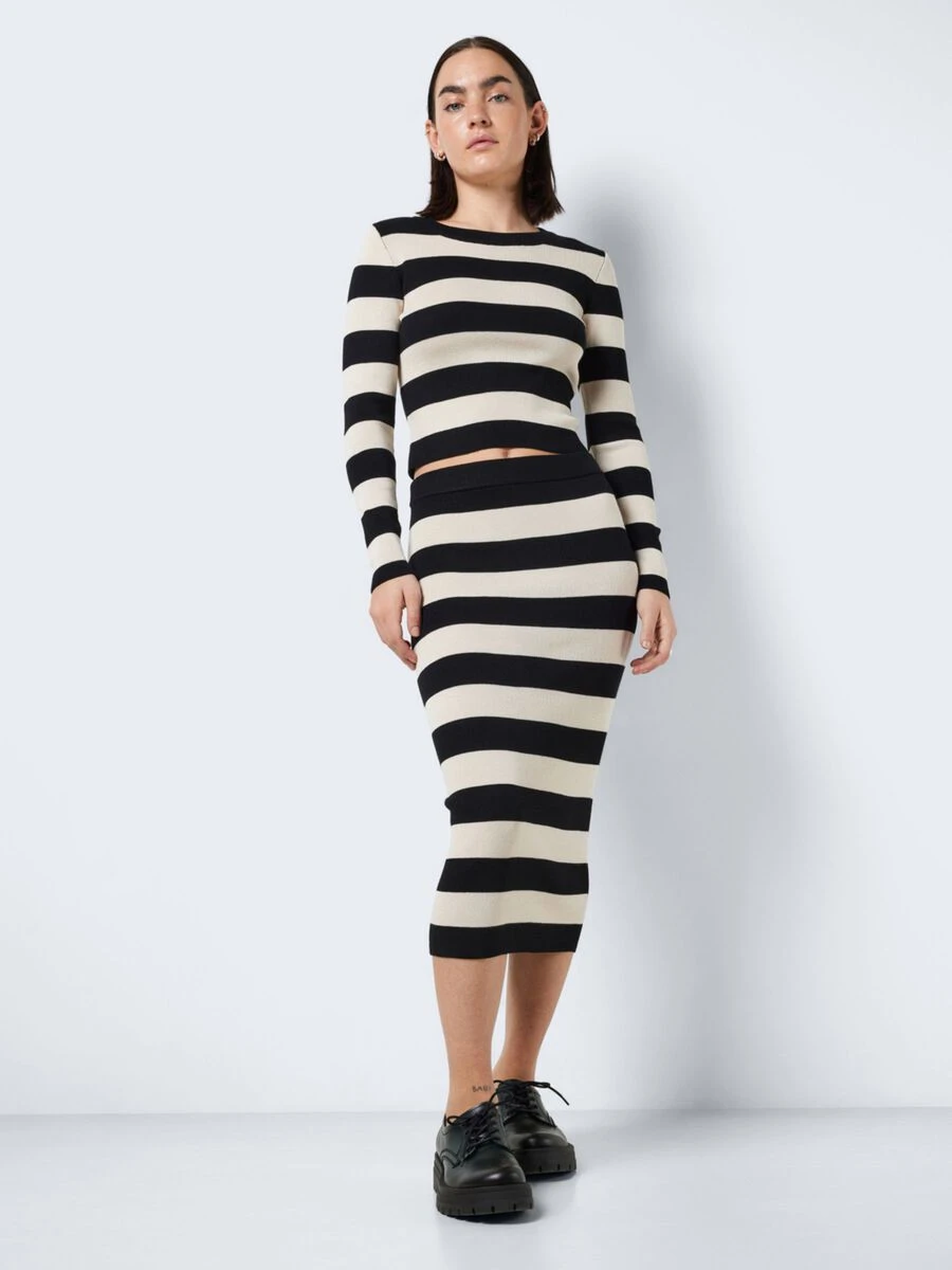 Noisy May KNITTED MIDI SKIRT 3 Noisy May KNITTED MIDI SKIRT