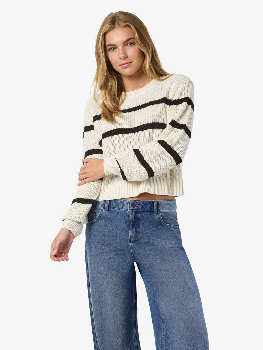 Noisy May STRIPED KNITTED PULLOVER 3 Noisy May STRIPED KNITTED PULLOVER