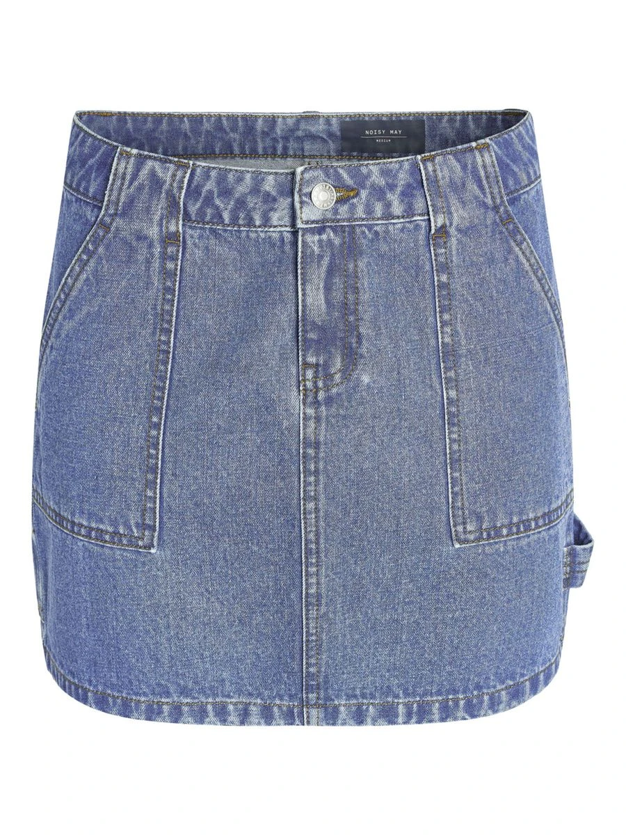 Noisy May SHORT CARGO DENIM SKIRT 8 Noisy May SHORT CARGO DENIM SKIRT - Image 6