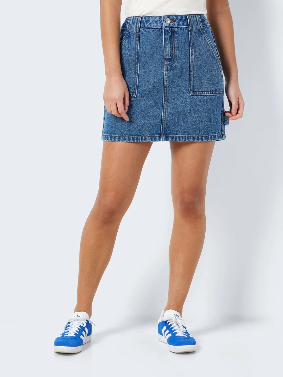 Noisy May SHORT CARGO DENIM SKIRT 4 Noisy May SHORT CARGO DENIM SKIRT - Image 2