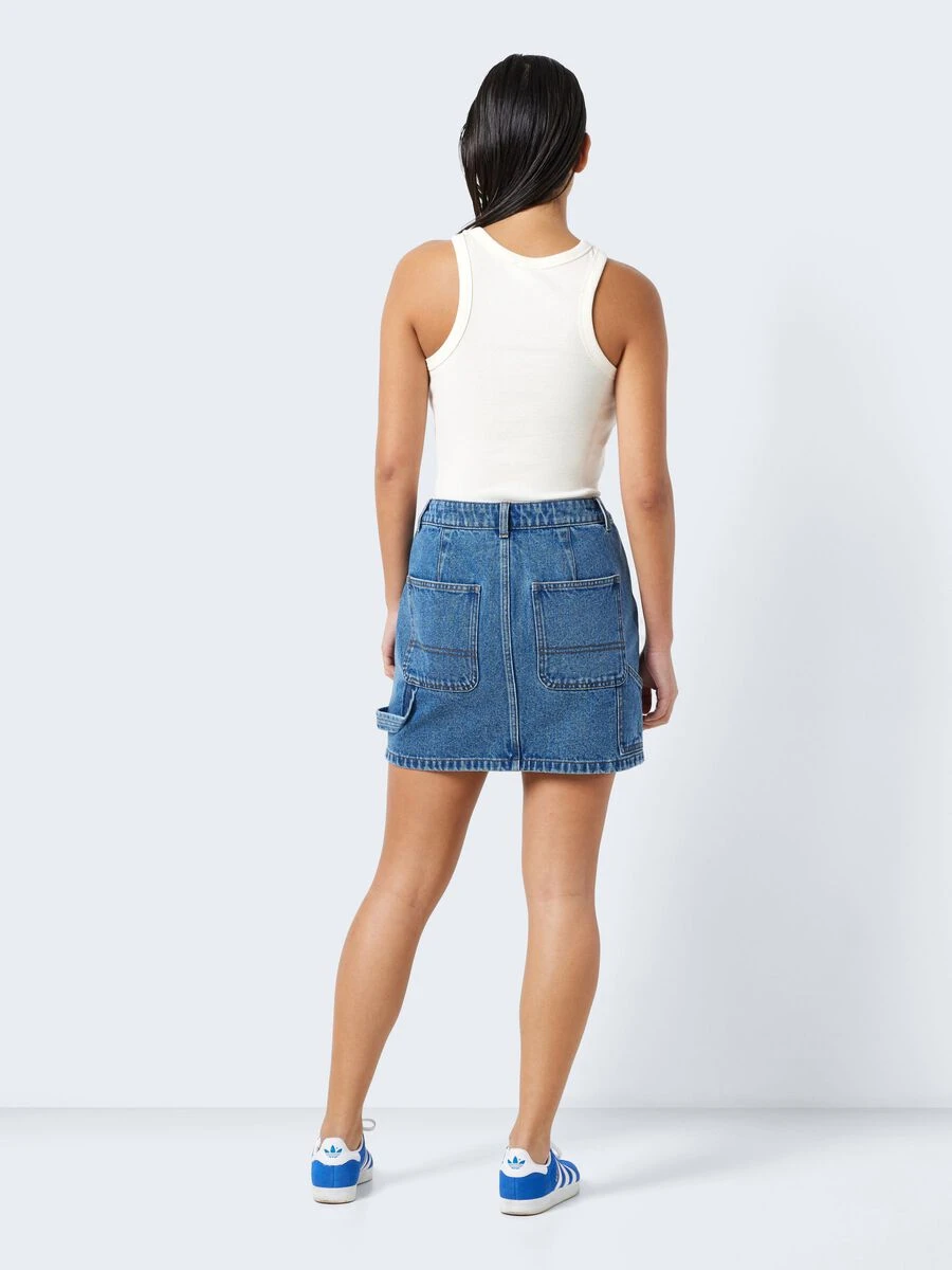 Noisy May SHORT CARGO DENIM SKIRT 6 Noisy May SHORT CARGO DENIM SKIRT - Image 4