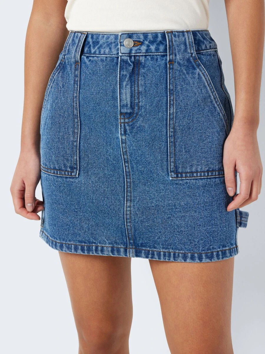 Noisy May SHORT CARGO DENIM SKIRT 7 Noisy May SHORT CARGO DENIM SKIRT - Image 5