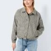 Noisy May CHEQUERED JACKET -Noisy May Clothing Shop 27027849 SnowWhite 1063910 007