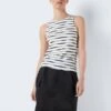 Noisy May SLEVELESS STRIPED TOP 2 Noisy May SLEVELESS STRIPED TOP -Noisy May Clothing Shop 27027919 SnowWhite 1064158 007