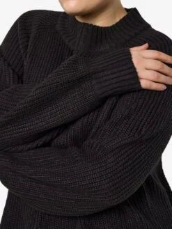 Noisy May CURVE MINI LENGTH JUMPER DRESS 10 Noisy May CURVE MINI LENGTH JUMPER DRESS -Noisy May Clothing Shop 27028262 Black 006