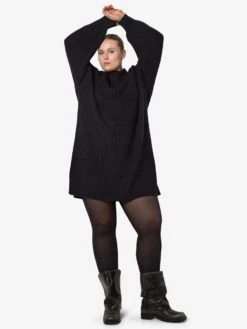 Noisy May CURVE MINI LENGTH JUMPER DRESS 11 Noisy May CURVE MINI LENGTH JUMPER DRESS -Noisy May Clothing Shop 27028262 Black 007