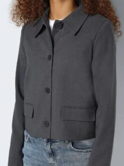Noisy May BLAZER JACKET -Noisy May Clothing Shop 27028271 DarkGreyMelange 006