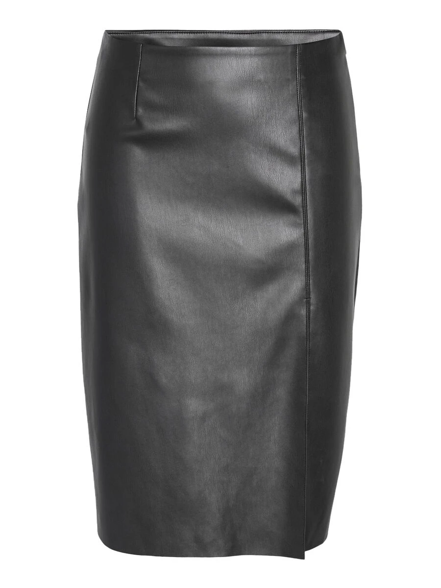 Noisy May FAUX LEATHER MIDI SKIRT 8 Noisy May FAUX LEATHER MIDI SKIRT - Image 6