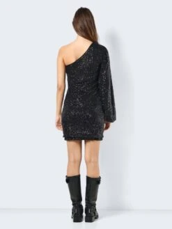 Noisy May ONE-SHOULDER SEQUIN DRESS -Noisy May Clothing Shop 27028460 Black 1077980 005