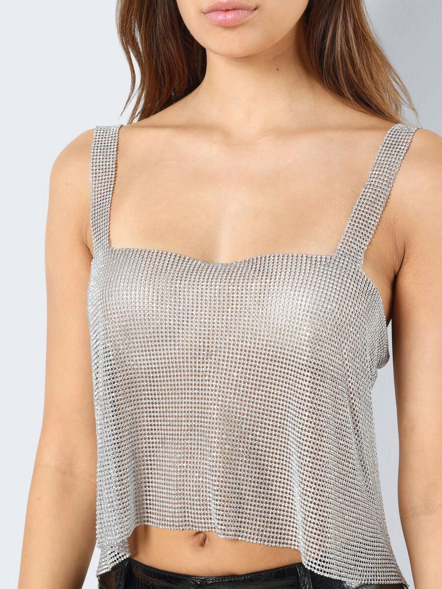 Noisy May CROPPED RHINESTONE TOP 7 Noisy May CROPPED RHINESTONE TOP - Image 5