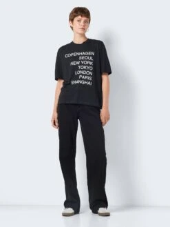 Noisy May PRINTED TOP -Noisy May Clothing Shop 27028541 Black 1097806 004