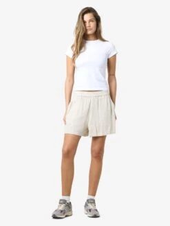 Noisy May LINEN BLEND SHORTS -Noisy May Clothing Shop 27028732 Natural 004