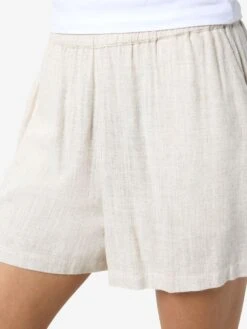 Noisy May LINEN BLEND SHORTS -Noisy May Clothing Shop 27028732 Natural 006