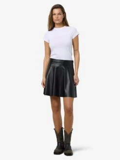 Noisy May FAUX LEATHER SKIRT -Noisy May Clothing Shop 27028748 Black 004