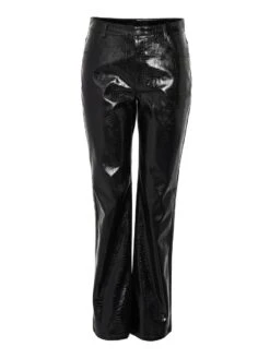 Noisy May FAUX LEATHER CROC TROUSERS 14 Noisy May FAUX LEATHER CROC TROUSERS -Noisy May Clothing Shop 27028824 Black 1078496 001