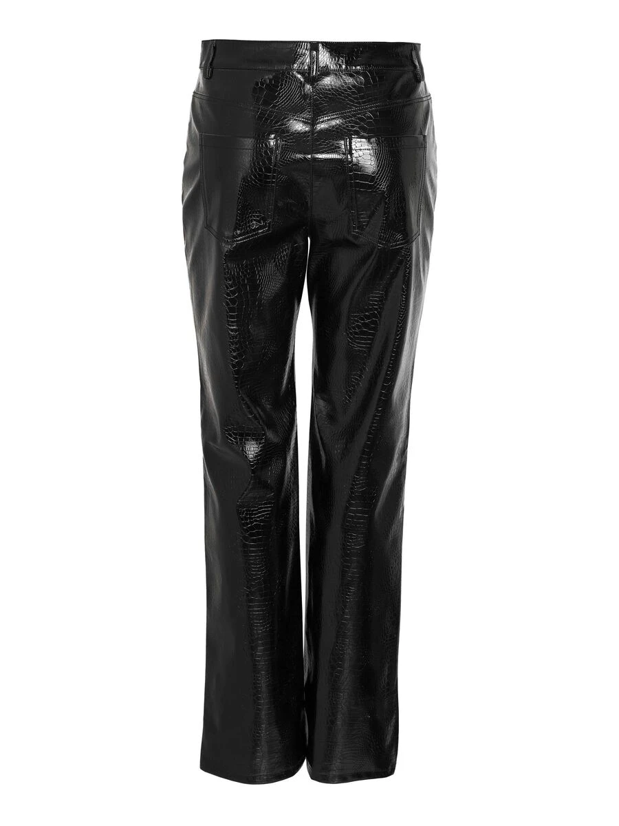 Noisy May FAUX LEATHER CROC TROUSERS 9 Noisy May FAUX LEATHER CROC TROUSERS - Image 7