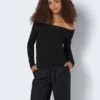 Noisy May LONG SLEEVED OFF-SHOULDER TOP -Noisy May Clothing Shop 27028845 Black 007
