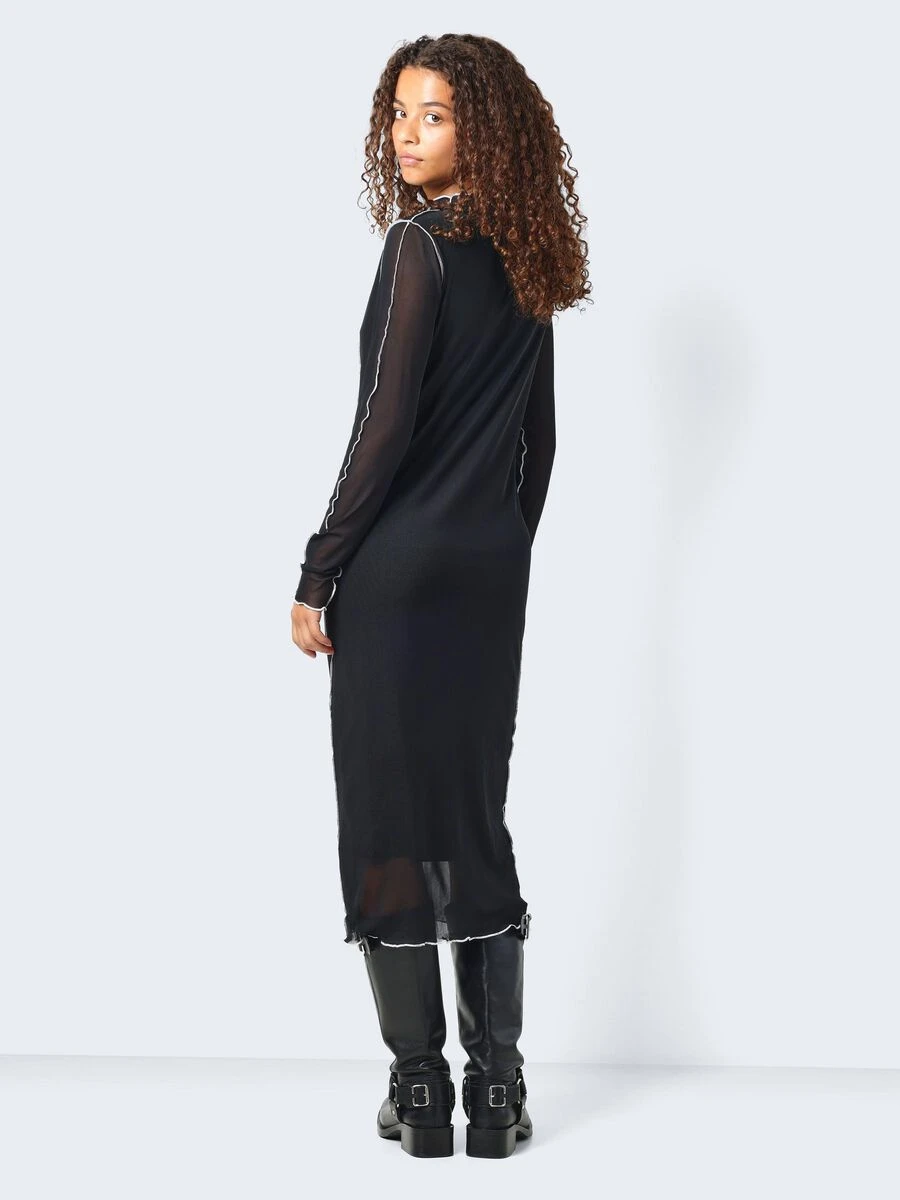 Noisy May LONG SLEEVED MESH DRESS 6 Noisy May LONG SLEEVED MESH DRESS - Image 4