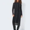 Noisy May LONG SLEEVED MESH DRESS 1 Noisy May LONG SLEEVED MESH DRESS -Noisy May Clothing Shop 27028893 Black 007