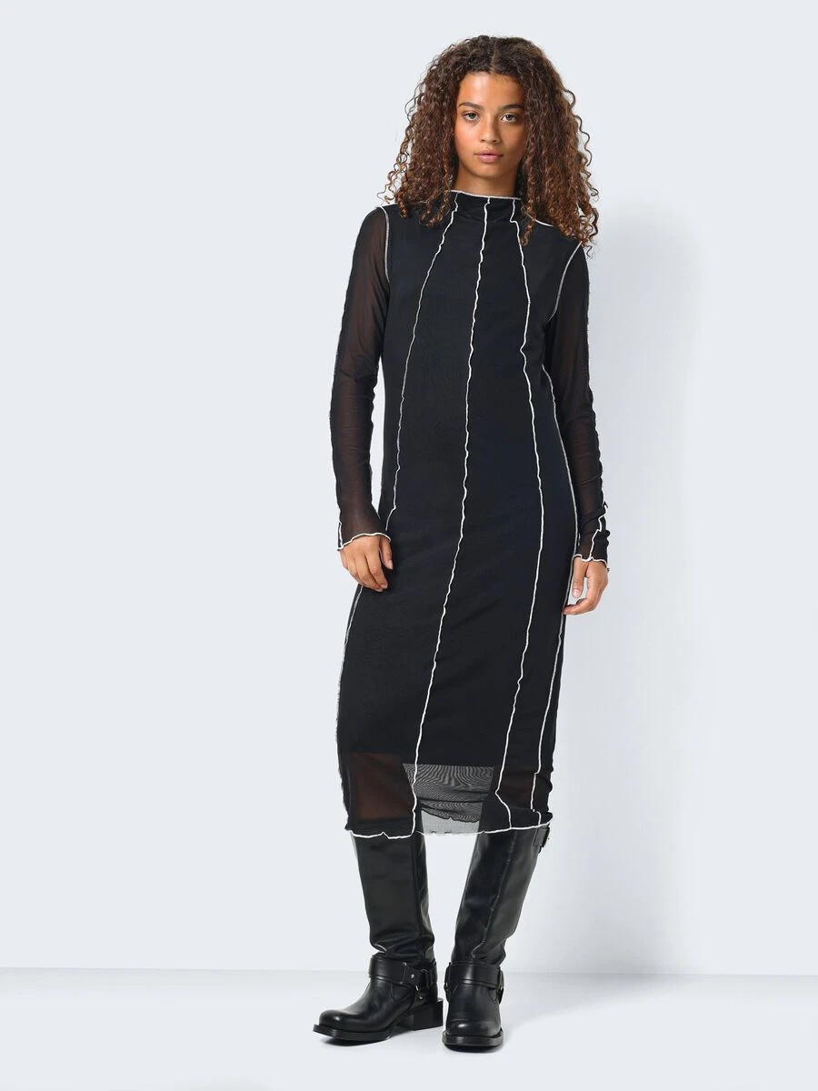 Noisy May LONG SLEEVED MESH DRESS 3 Noisy May LONG SLEEVED MESH DRESS