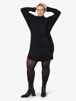 Noisy May CURVE KNITTED MINI DRESS -Noisy May Clothing Shop 27028897 Black 007