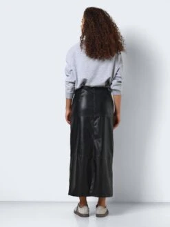 Noisy May LONG FAUX LEATHER SKIRT 11 Noisy May LONG FAUX LEATHER SKIRT -Noisy May Clothing Shop 27028997 Black 005