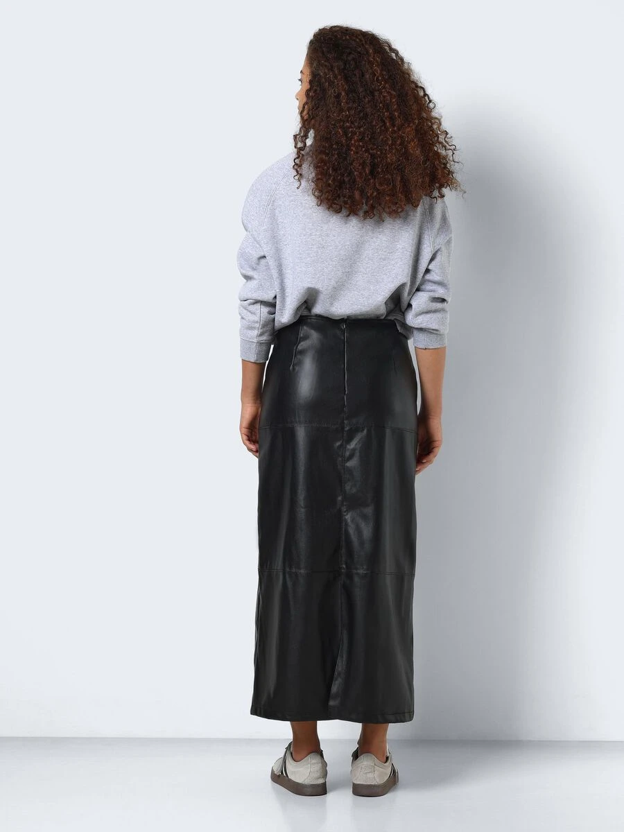 Noisy May LONG FAUX LEATHER SKIRT 6 Noisy May LONG FAUX LEATHER SKIRT - Image 4
