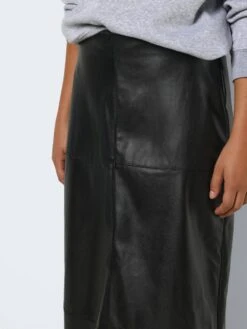 Noisy May LONG FAUX LEATHER SKIRT 12 Noisy May LONG FAUX LEATHER SKIRT -Noisy May Clothing Shop 27028997 Black 006