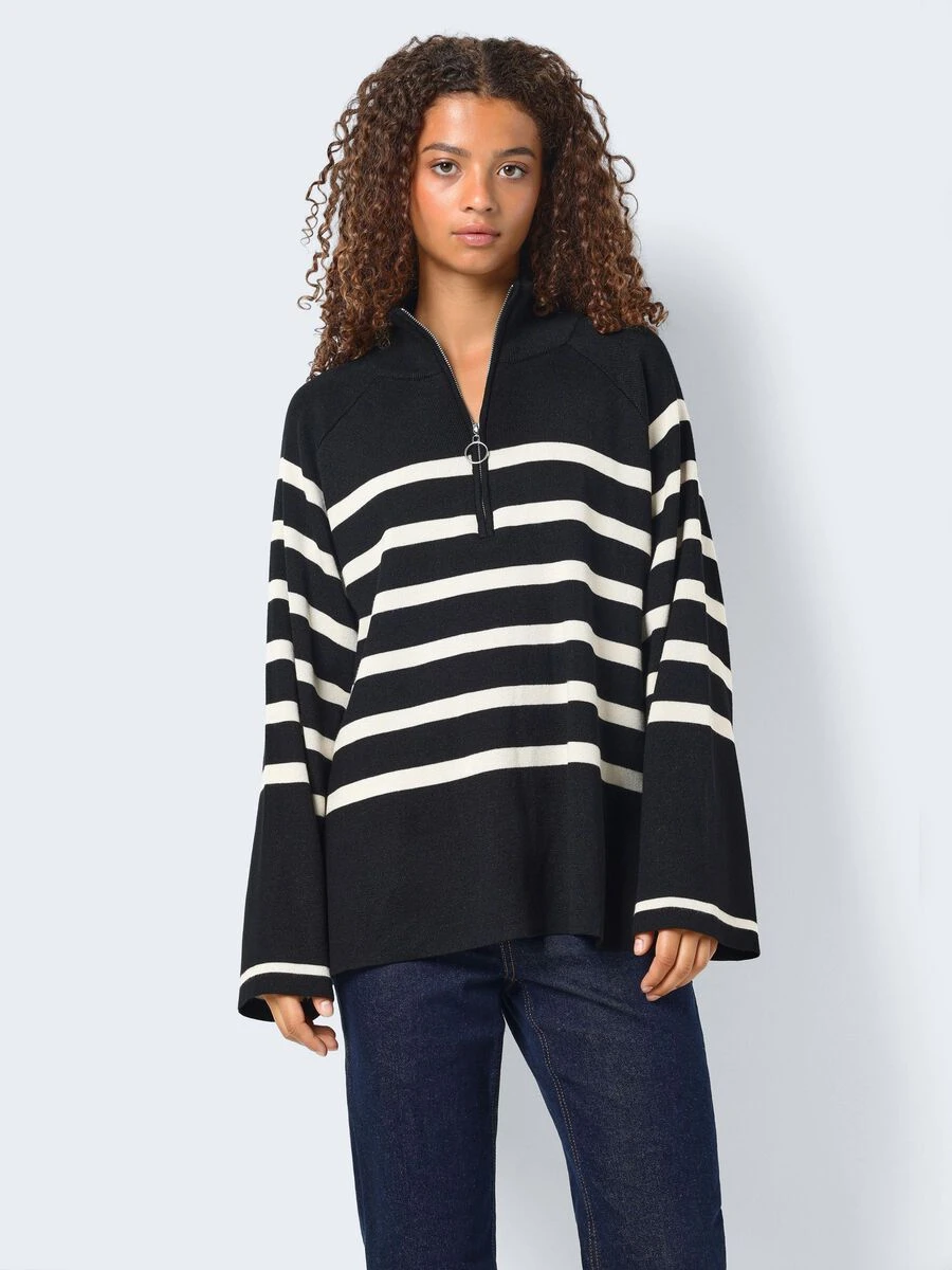 Noisy May STRIPED KNITTED PULLOVER 4 Noisy May STRIPED KNITTED PULLOVER - Image 2